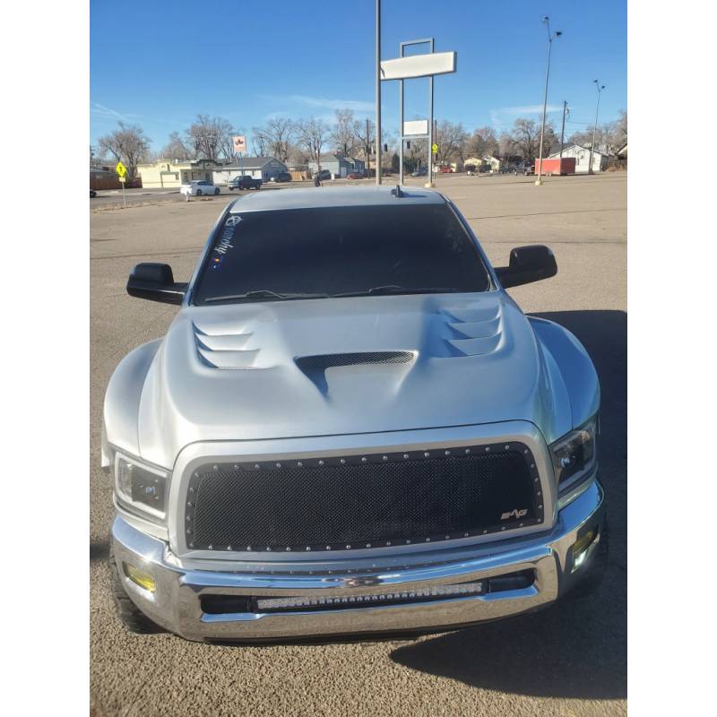 Amerihood Type-VIP Style Functional Ram Air Hood: Dodge Ram 1500 Classic 2019 - 2022